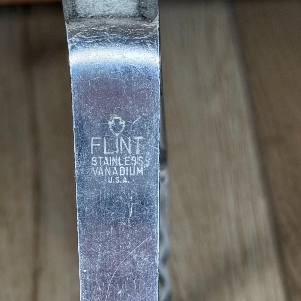 Vtg Flint Arrowhead Ekco Stainless Vanadium Potato Masher Composite Handle READ - Picture 2 of 6